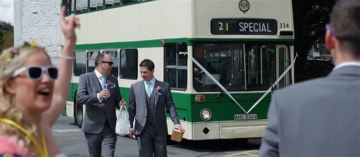 Music Festival Theme for Lake District Wedding