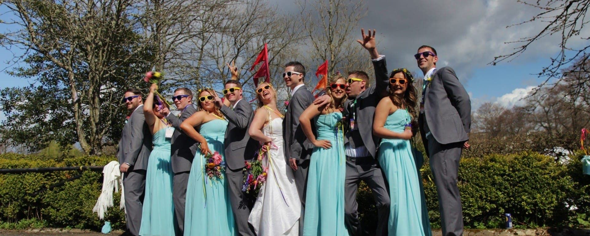 Music Festival Theme for Lake District Wedding